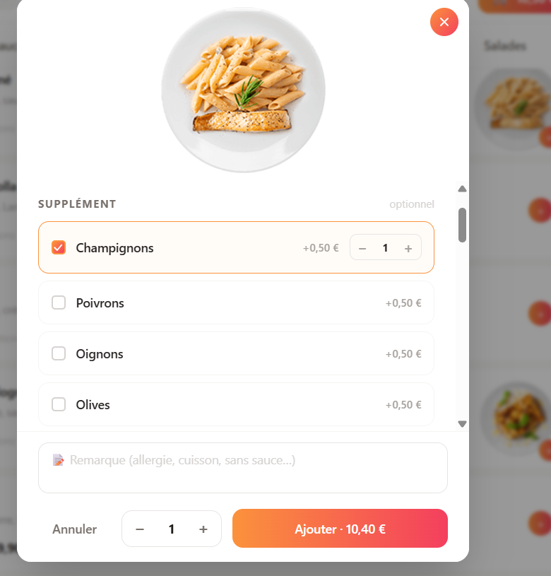Bestellverwaltung in OrdraFood - Live-Tracking ohne Abhängigkeit von GloriaFood